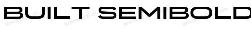 Built SemiBold字体转换 Built SemiBold字体转换